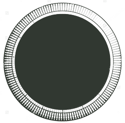 a black circle